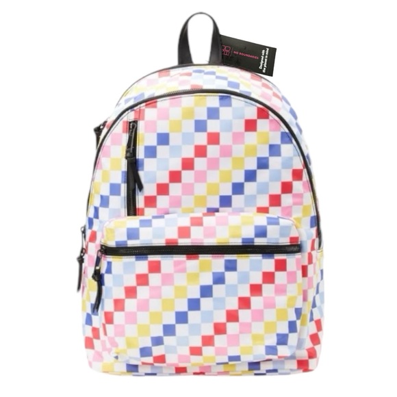 No Boundaries Handbags - Dome Checkered Backpack